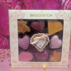Bridgerton Scented Bath Bombs Set - Pink, Gold, Purple